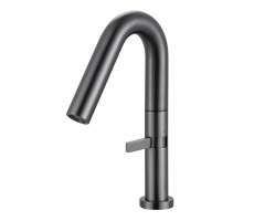 Смеситель для раковины Knotlor SS-30/GM, оружейная сталь