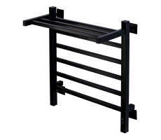 Полотенцесушитель электрический Comfysan Marte-K EC-6 60/50 с полкой, черный Полотенцесушитель электрический Comfysan Marte-K EC-6 60/50 с полкой, черный