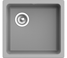 Мойка Rivelato BERKANA 45 подст.монтаж 1-чаш 485*455 BK-45 grigio metallizzato Мойка Rivelato BERKANA 45 подст.монтаж 1-чаш 485*455 BK-45 grigio metallizzato