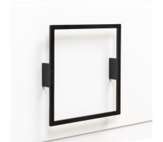 Ручка-скоба La Fenice Cubo Nero черная 160 мм.  Ручка-скоба La Fenice Cubo Nero черная 160 мм.