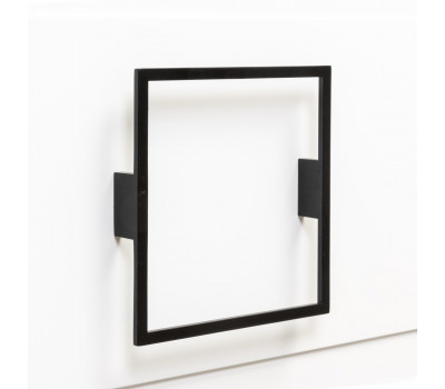Ручка-скоба La Fenice Cubo Nero черная 160 мм.  Ручка-скоба La Fenice Cubo Nero черная 160 мм.