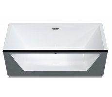 Ванна акриловая Aima Design NEO 170x75 Прямоугольная 1 стекло (принт бетон) 01нео1775с1 