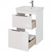 Тумба под раковину подвесная/напольная Dreja Prime 60 см, белый