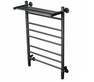 Полотенцесушитель электрический Comfysan Luce EC-8 80/50 с полкой, ТИТАНОВЫЙ ГРАФИТ RAL 