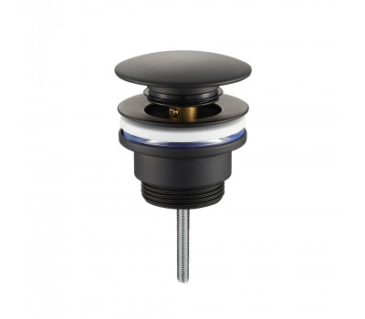 SHINKU Донный клапан для раковины, черный, TOKITO 