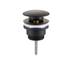 Донный клапан для раковины, черный, TOKITO SHINKU TOK-SHI-64BL Донный клапан для раковины, черный, TOKITO SHINKU TOK-SHI-64BL