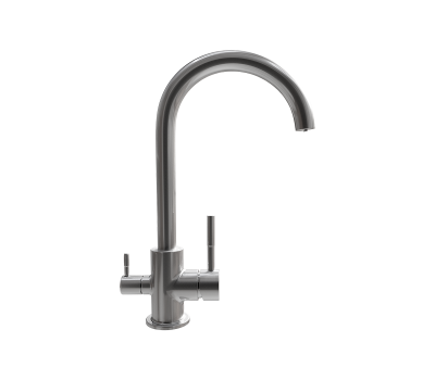 Смеситель ULGRAN Steel 020-001, цвет "брашированная сталь" US-020-001 