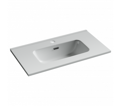 Раковина мебельная накладная SANCOS CN7029 Compact (710x395x170) цвет белый 