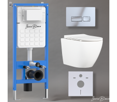 Комплект 3в1 IBERICA BLANCA инсталляция SILENCIO, унитаз BILBAO ALTO белый, кнопка смыва ESTI-R хром глянцевый (IB001.BLA.234.213) Комплект 3в1 IBERICA BLANCA инсталляция SILENCIO, унитаз BILBAO ALTO белый, кнопка смыва ESTI-R хром глянцевый (IB001.BLA.234.213)