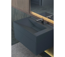 Раковина для ванной 80 Uperwood Lotus Quartz кварцевая серая матовая 29192031 Раковина для ванной 80 Uperwood Lotus Quartz кварцевая серая матовая 29192031