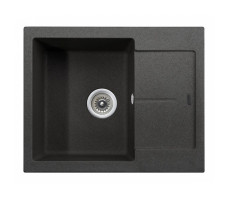Кухонная мойка KAISER KGMK-6250 гранит KGMK-6250-BP черный мрамор 