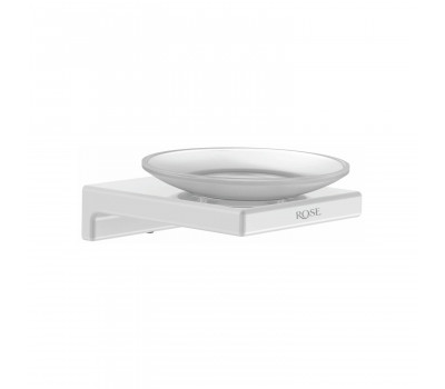 Мыльница Rose RG1803C, белый