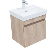 Тумба с раковиной Aquanet Оптима 50 цв. дуб светлый 00345349 Тумба с раковиной Aquanet Оптима 50 цв. дуб светлый 00345349