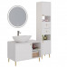 Тумба под раковину напольная Dreja Luno 80 см, белый