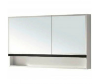 Мебель Orans BC-6019-1200L зеркальный шкаф, цвет: WHITE - UV005 (1200x650x140) 