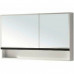 Мебель Orans BC-6019-1200L зеркальный шкаф, цвет: WHITE - UV005 (1200x650x140) 