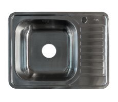 Мойка IDDIS Basic нержавеющая сталь сатин чаша слева 650*500 BAS65SLi77  