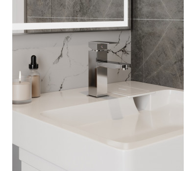 Раковина над стиральной машиной Teymi Kati Pro 60х60, литьевой мрамор T50410 Раковина над стиральной машиной Teymi Kati Pro 60х60, литьевой мрамор T50410