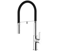 Смеситель для кухонной мойки Azario с фильтром для воды, гибкий излив, хром AZ-WAA569158C 