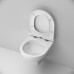 Унитаз подвесной FlashClean с сиденьем микролифт AM.PM Gem C901700SC Белый 