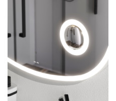 Зеркало с контурной LED-подсветкой, ИК сенсором и косметическим зеркалом, 80 см AM.PM Func M8FMOX0803SA  