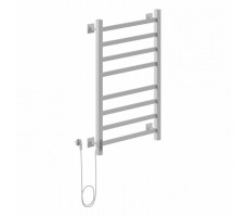 Полотенцесушитель электрический Ника STEP-1 80/50 RAL9016 белый матовый левый тэн белый Полотенцесушитель электрический Ника STEP-1 80/50 RAL9016 белый матовый левый тэн белый