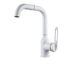 Смеситель для раковины Raffine F201C, белый