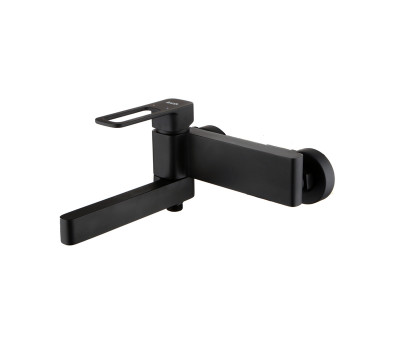 Смеситель для ванны черный IDDIS Slide SLIBL00i02WA  