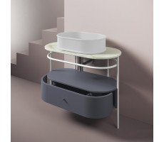 Тумба для раковины Artceram Flair 4.0 ACM038 57 Белый матовый Тумба для раковины Artceram Flair 4.0 ACM038 57 Белый матовый