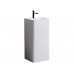 Отдельностоящая напольная раковина, KUBE1 цвет белый матовый UNI-FLOW FS501-425 Matt White 