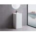Отдельностоящая напольная раковина, KUBE1 цвет белый матовый UNI-FLOW FS501-425 Matt White 
