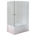 Душевой угол с поддоном Royal Bath RB 8100BP-C (матовое) правый белый 