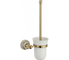 Туалетный ёршик с настенным держателем Savol 68b S-06894B золото Туалетный ёршик с настенным держателем Savol 68b S-06894B золото