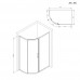 Душевое ограждение 120x80 см, без поддона AM.PM Like W83UG-302U120MT Стекла прозрачные; профиль матовый хром 