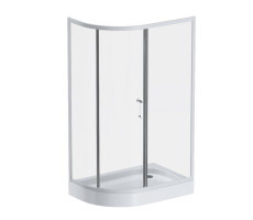 Душевое ограждение 120x80 см, без поддона AM.PM Like W83UG-302U120MT Стекла прозрачные; профиль матовый хром 
