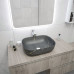 Раковина Teymi Solli 50 artceramic, накладная, Графит Мрамор T50384 