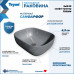 Раковина Teymi Solli 50 artceramic, накладная, Графит Мрамор T50384 
