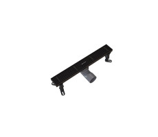 Душевой трап линейный Knotlor SDRW0400LBL матовый черный  