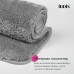 Коврик для ванной комнаты с вырезом, 50х50, микрофибра, серый, IDDIS, BTLT02Mi12 Коврик для ванной комнаты с вырезом, 50х50, микрофибра, серый, IDDIS, BTLT02Mi12
