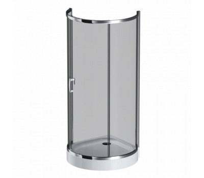 Душевое ограждение 95x95 см, без поддона AM.PM Like W83G-333-095CG Стекло тонированное; профиль хром глянцевый 