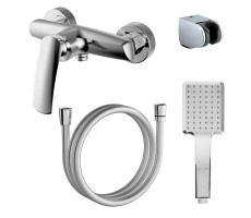 Смеситель для душа Azario REULEAUX с ручным душем, хром AZ-VWF338296C 
