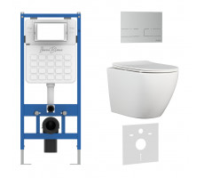 Комплект 3в1 IBERICA BLANCA инсталляция SILENCIO, унитаз BILBAO ALTO белый, кнопка смыва INOX-S хром матовый (IB001.BLA.234.1601) Комплект 3в1 IBERICA BLANCA инсталляция SILENCIO, унитаз BILBAO ALTO белый, кнопка смыва INOX-S хром матовый (IB001.BLA.234.1601)