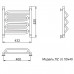 Полотенцесушитель водяной Ника ЛЗ Г 50/40 Хром 