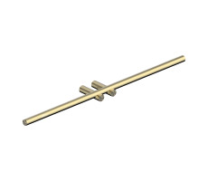 Полотенцедержатель двойной ABBER Osten 316 AA1855BG золото брашированное 