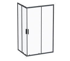 Душевое ограждение 120x90, без поддона AM.PM Gem S W93G-404-120290-BT Черный 