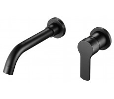 Смеситель скрытого монтажа д/умывальника black SM28 B ESKO 