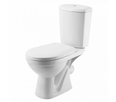 Унитаз-компакт Rosa Комфорт двухрежимный, сиденье полипропилен, белый CS00094144 