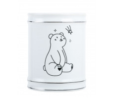 Стакан Fixsen Teddy FX-600-3 белый 