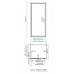 Душевой уголок WasserKRAFT  27I18 Хром 