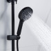 Душевая система Shevanik S4726H, черный